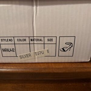 Wild diva silver sandals